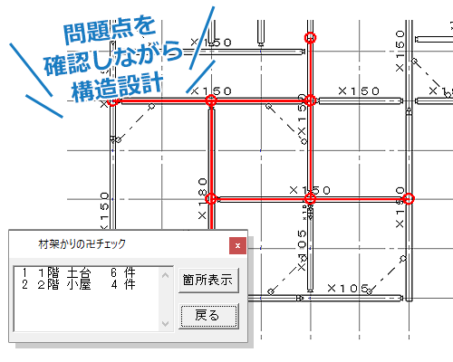 卍架かり等のミスが「見える」チェック機能