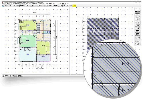 水平構面図