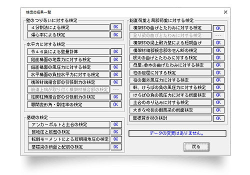 検定の結果一覧