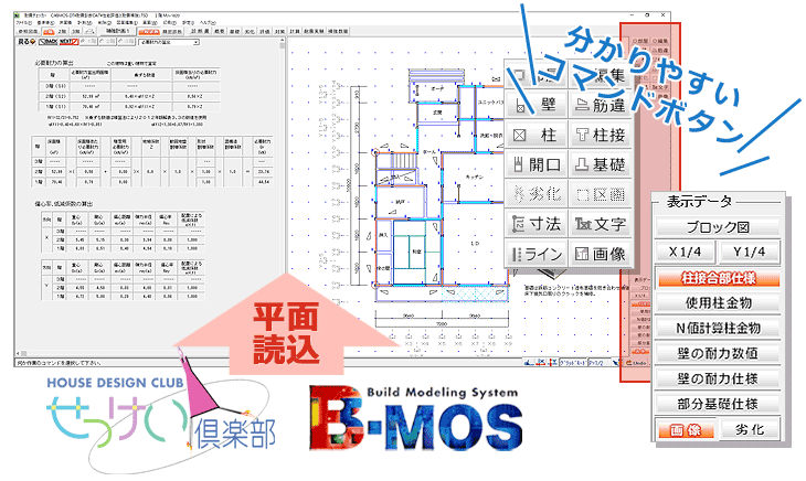 見やすい画面と分かりやすい操作でスピード入力＆診断