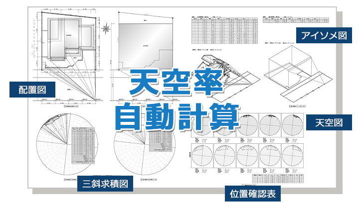 B-MOSを使って「天空率計算」