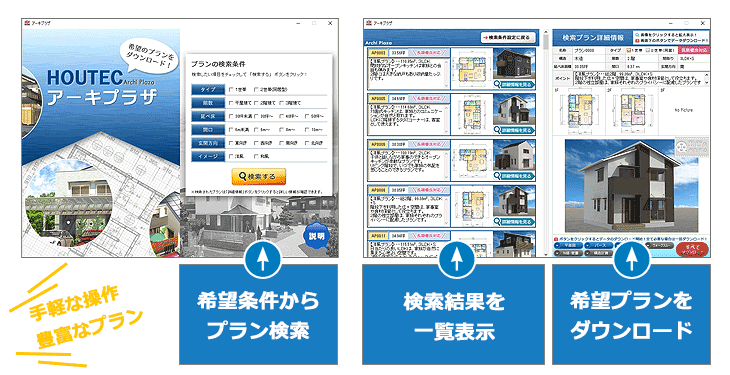 「プラン検索」から始めるプラン提案